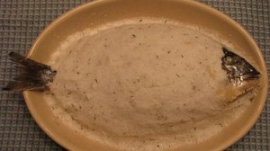 Рыба запеченная в соли