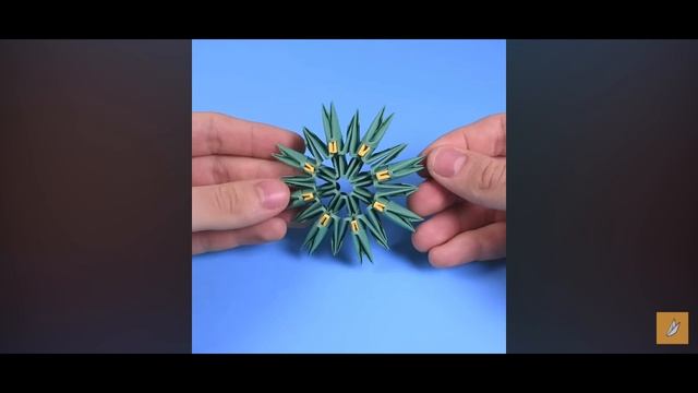 !!! СРОЧНО СДЕЛАЙ ЭТО ДО НГ !!! Модульное оригами ëлка!! (экранка)