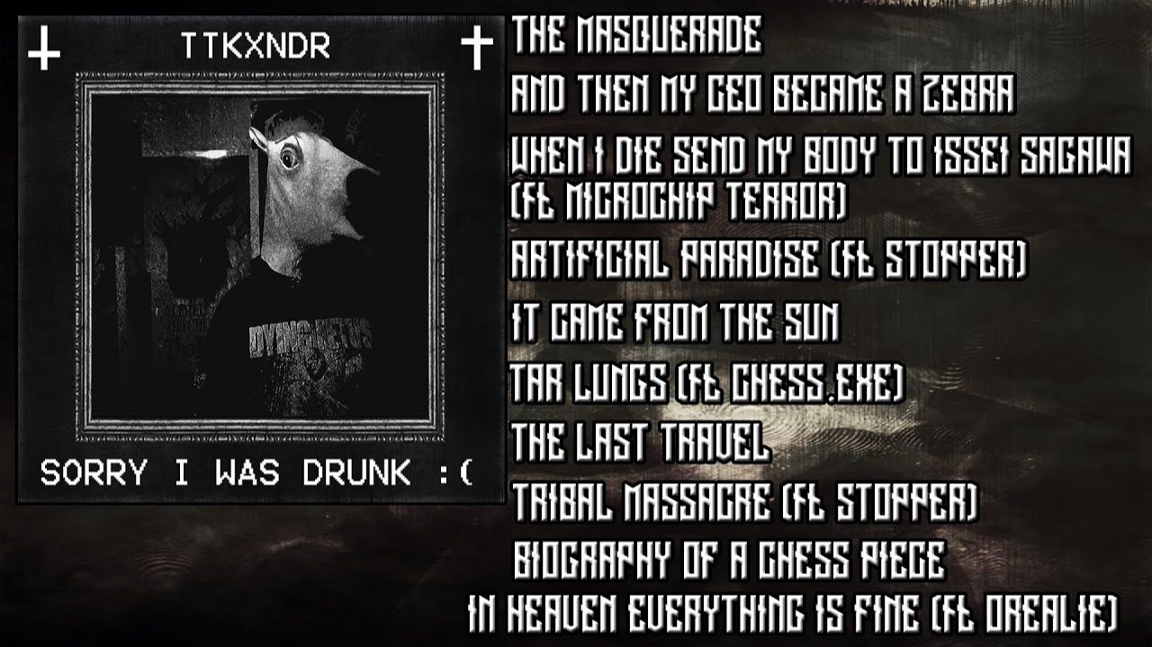 TTKXNDR - Sorry I Was Drunk [Full Album - Official - 2021]
