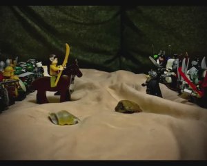 Лего анимация  с бой на северном холме