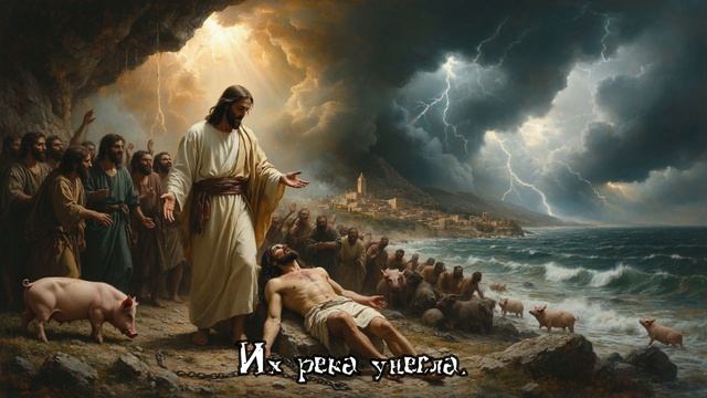Русская песня о том, как Господь Бог Иисус Христос, Сын Божий, исцелил гадаринского бесноватого.