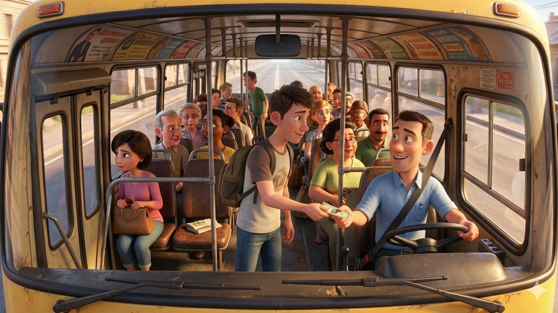 Анекдот про случай в маршрутке