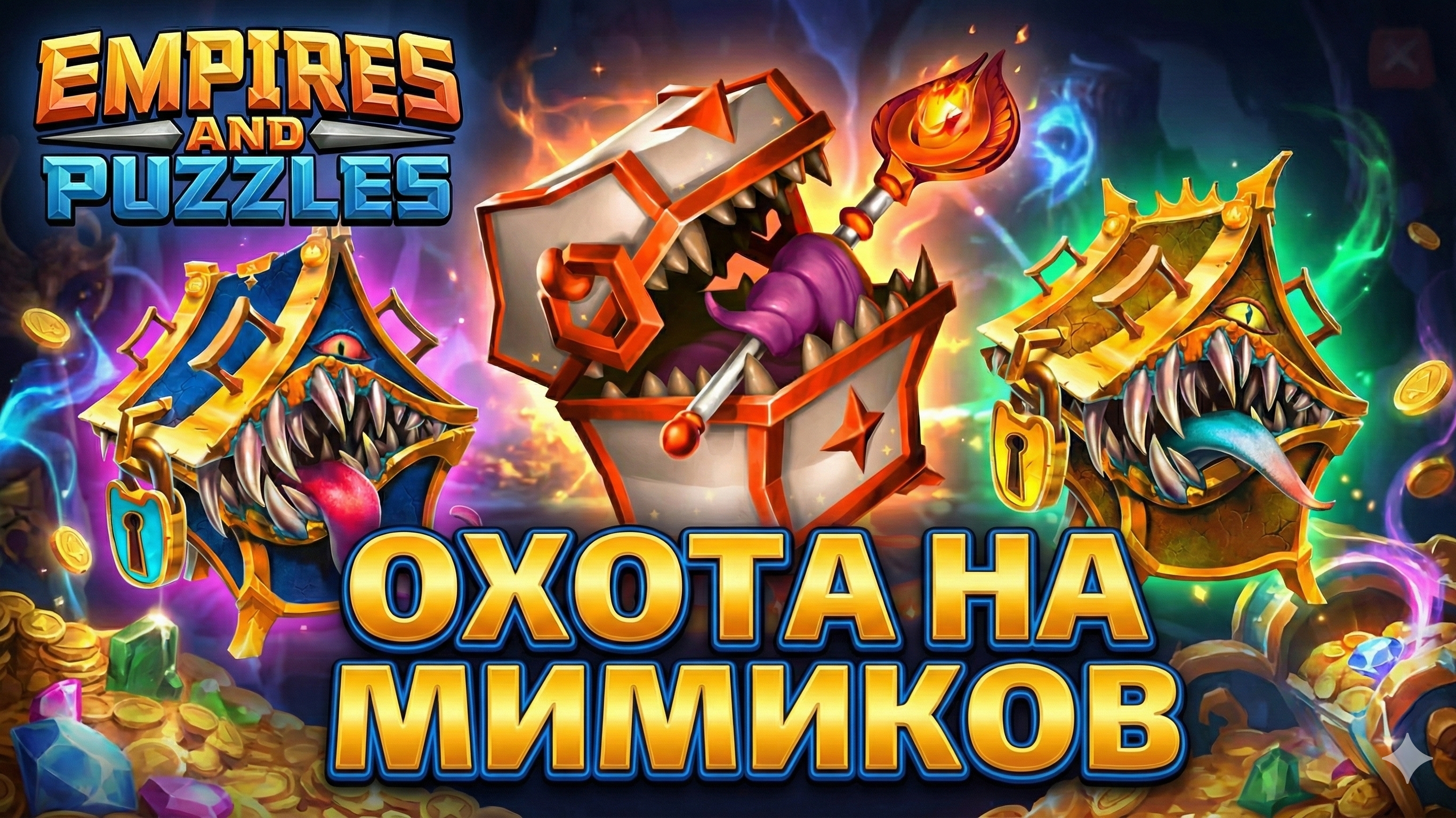 ЗАВЕТНЫЙ ПРИЗЫВ В ОХОТЕ ЗА МИМИКОМ 🎯 #empiresandpuzzles #империяпазлов #Мимик