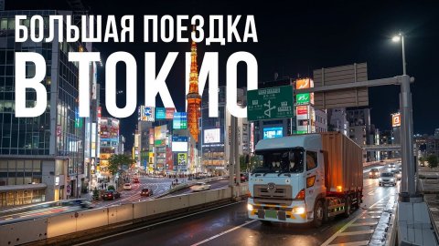 Сутки за рулём. Чуть не закончилось топливо, пока ночевал в машине Дальнобойщик в Японии