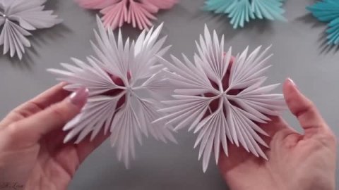 Изящная бумажная снежинка своими руками
