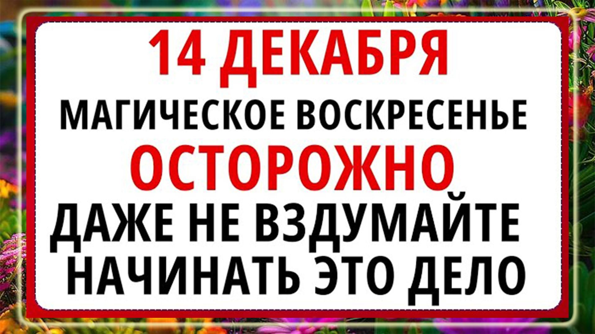 14 декабря - Наумов день! Что нельзя делать сегодня по народным приметам?