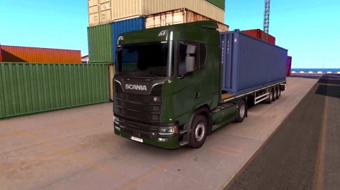 ETS 2 Gameplay - Till Kosman едет на Scania с грузом "Выхлопные системы" (8т)!!