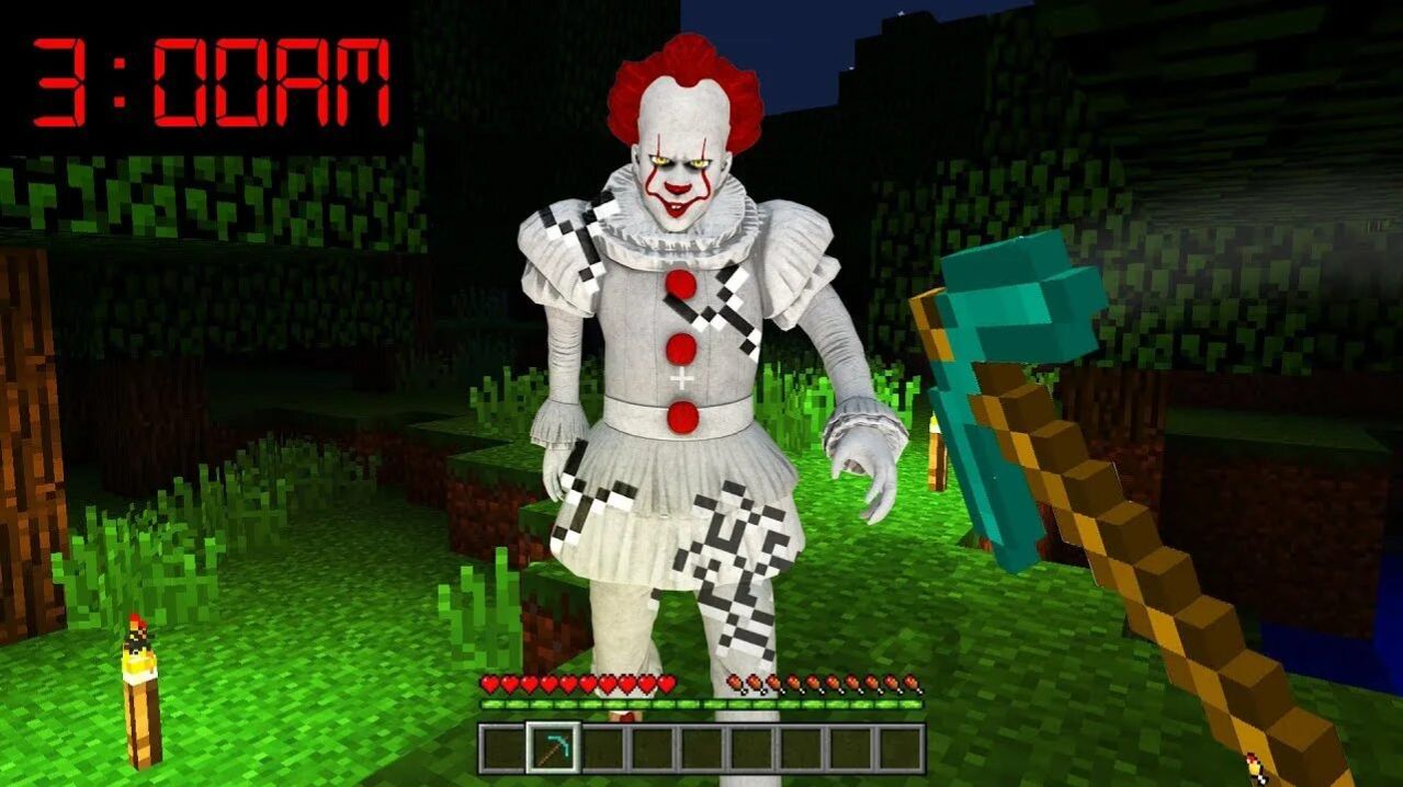 играем в майнкрафт хоррор мод