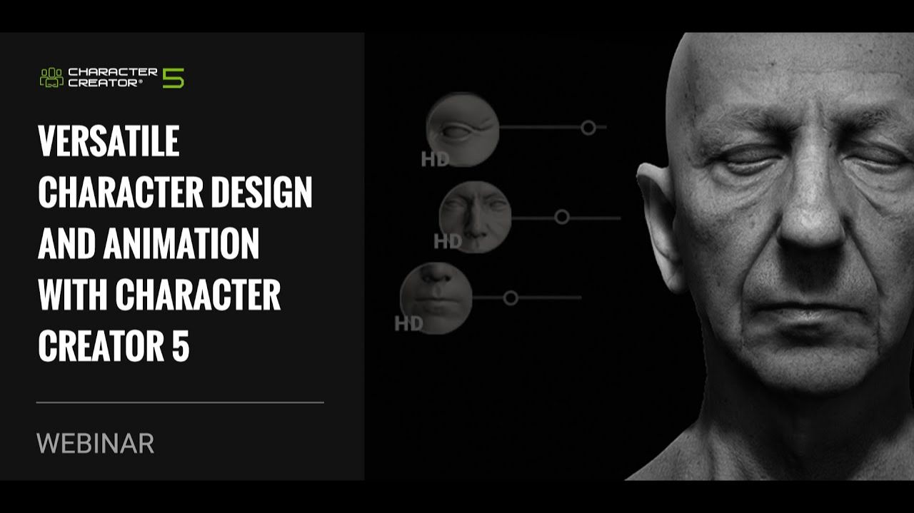 [Вебинар] Универсальный дизайн персонажей в Character Creator 5 — от мультяшек до фотореализма