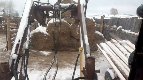 Запуск Трактора🚜 Т-16 отогрев двигателя.