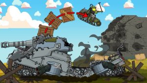 Т-18 пытается спасти Ратте и Фидженрона - Мультики про танки