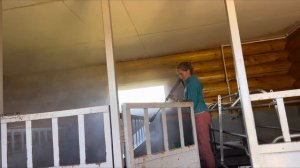 Подготавливаю свинарник к приезду новых жителей! Уход за нашими животными! Бьем масло, варим сыр!