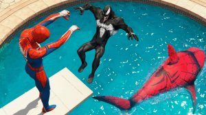 ГОНОЧНАЯ ТРАССА С ПРЕПЯТСТВИЯМИ ДЛЯ СУПЕРГЕРОЕВ | ЧЕЛОВЕК ПАУК ПРОТИВ ВСЕХ №99