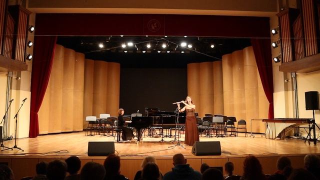 Клод Дебюсси, Соната для скрипки и фортепиано 1 часть, переложение для флейты.