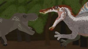 Рекси vs Спинозавр | Анимация (часть 2)