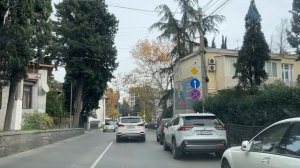 Ялта. От Маршака по Кирова, К.Маркса, до платана на Московской ул. 22.11.2025. Крым. Crimea. Yalta.