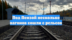 Под Пензой несколько вагонов сошли с рельсов