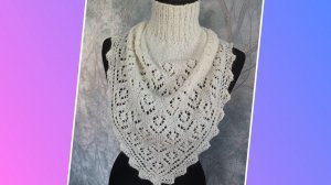 Снуд уголок спицами🧶НЕ мастер класс🧶Объяснялка+схема🧶