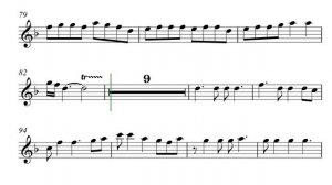 Песня «Бэхеттэ шатлыкта» Ялта для Саксофона Альт