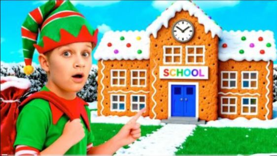 Санта учит детей быть Эльфами Добрая новогодняя история