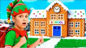 Санта учит детей быть Эльфами Добрая новогодняя история