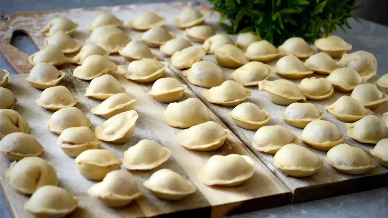 ПЕЛЬМЕНИ : идеальное ТЕСТО сочная НАЧИНКА . Домашние пельмени НЕ РАЗВАРИВАЮТСЯ! ТЕСТО НЕ РВЕТСЯ!