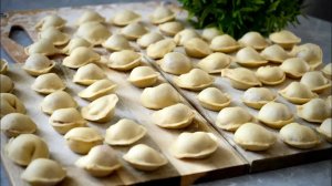 ПЕЛЬМЕНИ : идеальное ТЕСТО  сочная НАЧИНКА . Домашние пельмени НЕ РАЗВАРИВАЮТСЯ! ТЕСТО НЕ РВЕТСЯ!