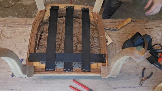 Установка новых мебельных ремней 2