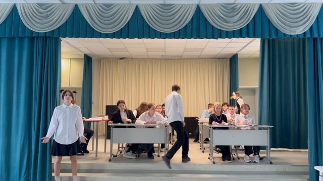 Спектакль (миниатюра) "Буревестник" Школьный театр "ЮНОСТЬ" МАОУ СОШ №58