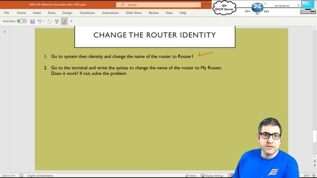 009. Change the Router Indentity [RU]