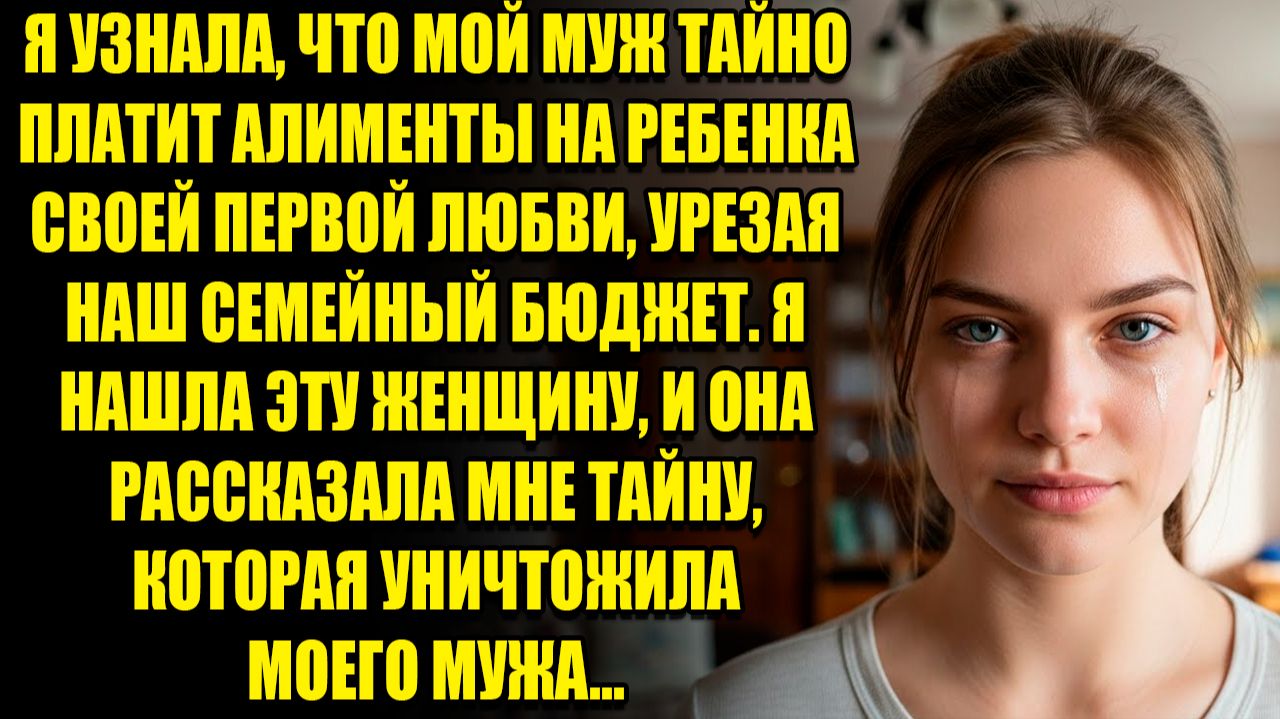 Я УЗНАЛА, ЧТО МОЙ МУЖ ПЛАТИТ АЛИМЕНТЫ НА РЕБЕНКА СВОЕЙ ПЕРВОЙ ЛЮБВИ, ПОТОМУ ЧТО l ИСТОРИИ ИЗ ЖИЗНИ смотреть онлайн