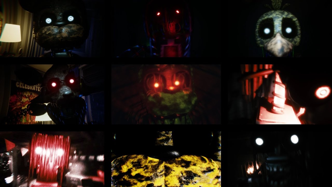 FNAF TJOC: SM All jumpscares