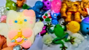 АСМР сквишей ТАБА лапки сквиши 🐾 режу СКВИШИ лапки 🐾 приятные звуки АСМР 🥰