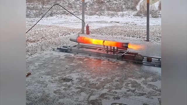 Готовый вариант моего пульсирующего реактивного двигателя на 22 кГс тяги .