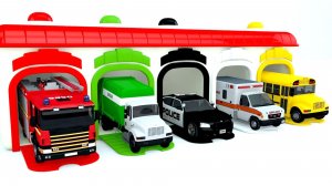 Мультики про машинки. Цвета для детей. Уличные транспортные средства для детей. Мультики для детей