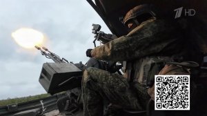 Репортаж Первого канала о боевой работе отряда "БАРС-16" 123-й бригады "Южной" группировки.