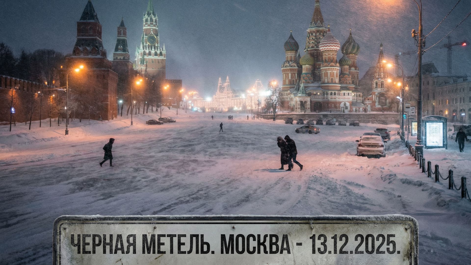 ЧЕРНАЯ МЕТЕЛЬ НАКРЫЛА МОСКВУ. 13.12.2025-ЭТО СТОИТ УВИДЕТЬ. ШОК!