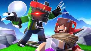 Оборотень Майки и девушка-вампир Джей Джей - Грустная история - Анимация для Майнкрафта