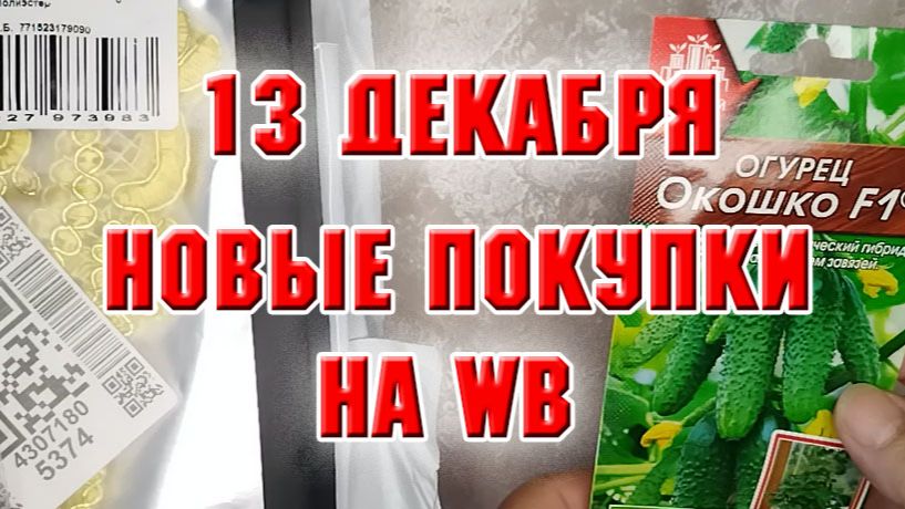 13 декабря. Новые покупки на ВБ