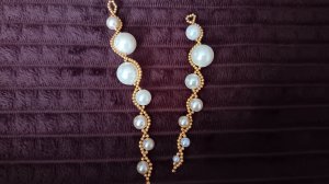 Плетение из бусин к новому году, подвеска из бусин, сосулька