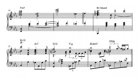 I Left My Heart In San Francisco - Beegie Adair - Piano transcription