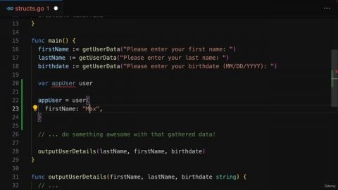 077 Instantiating Structs & Struct Literal Notation