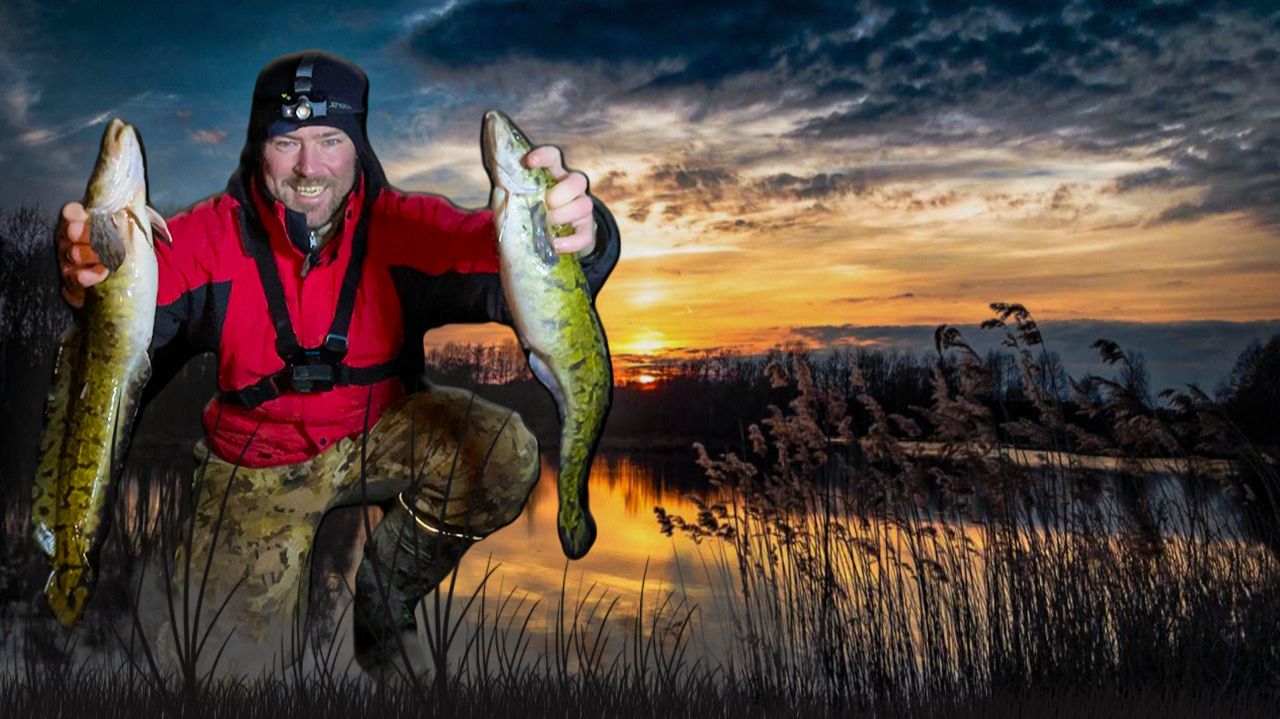 НОЧНОЙ ЖОР НАЛИМА, КЛЮЁТ ТОЛЬКО ЗАКИДЫВАЙ, ТО И ГЛЯДИ УТАЩИТ СПИННИНГ