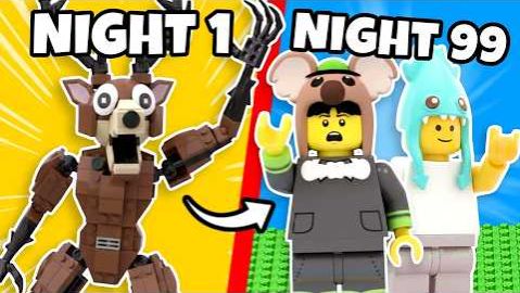 ЛЕГО Собираем 99 НОЧЕЙ В ЛЕСУ из конструктора LEGO...