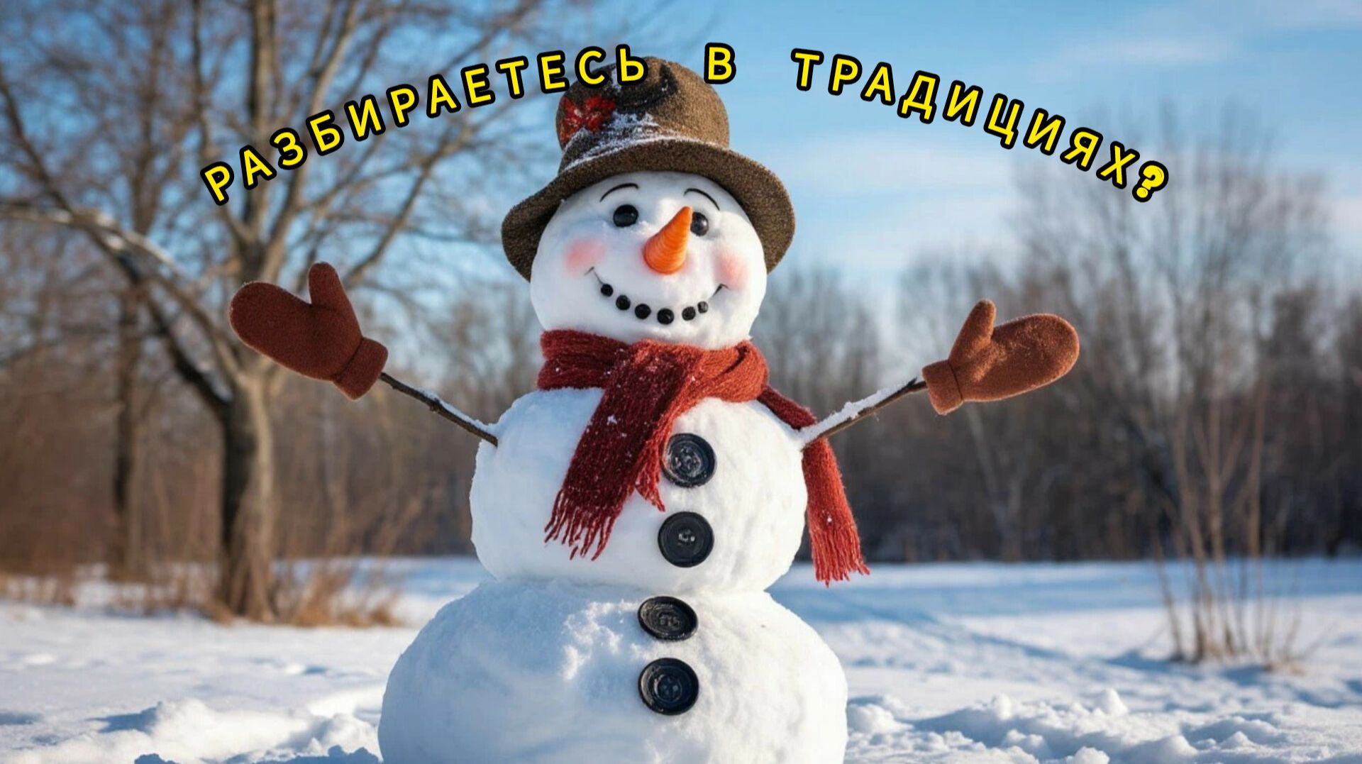 Новогодние символы и традиции. Тест