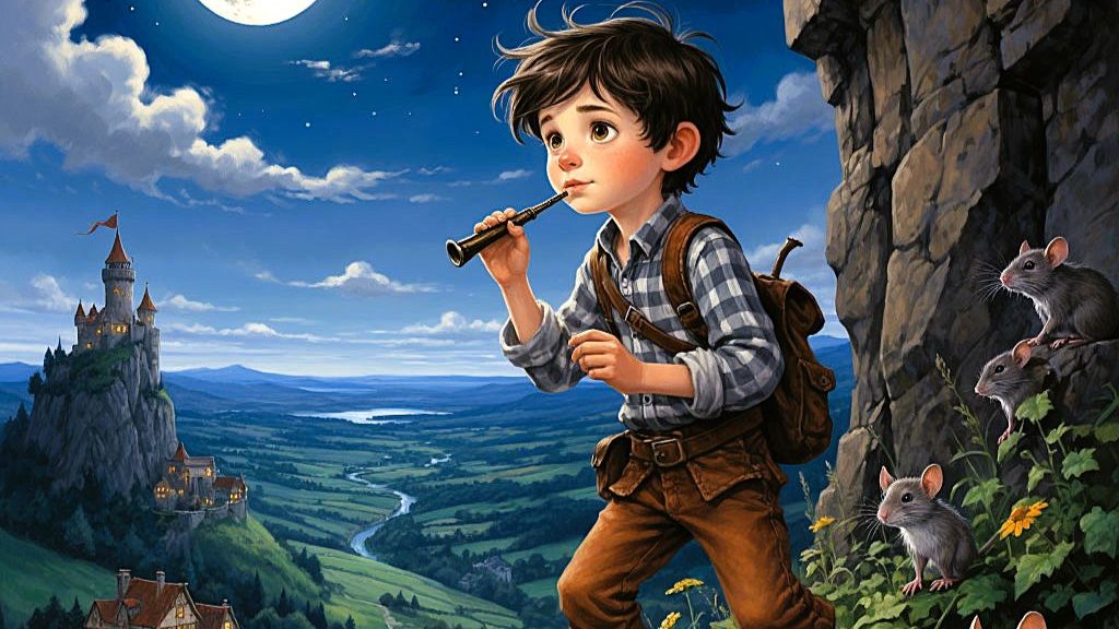 Глава 8. «Волшебная дудочка»  —  «Чудесное путешествие Нильса с дикими гусями». смотреть онлайн