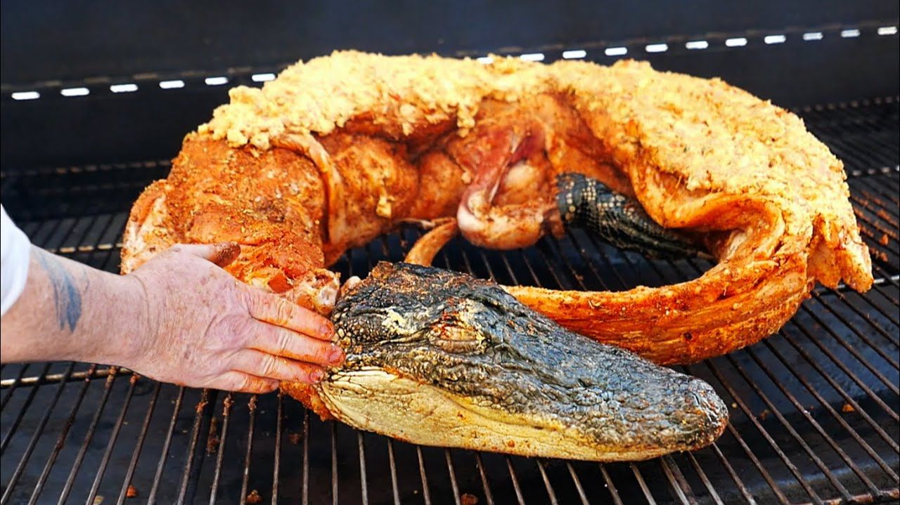 Крокодил и Креветки Барбекю Айова морепродукты Америка смотреть онлайн