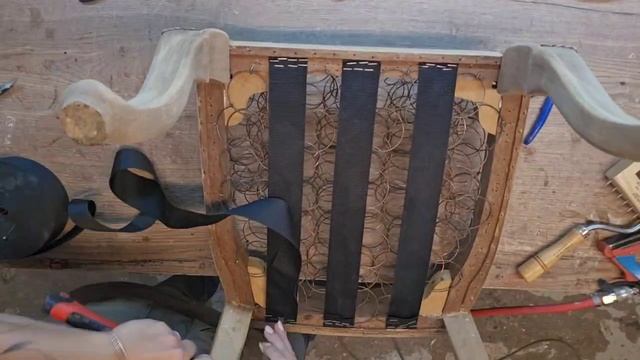 Установка новых мебельных ремней