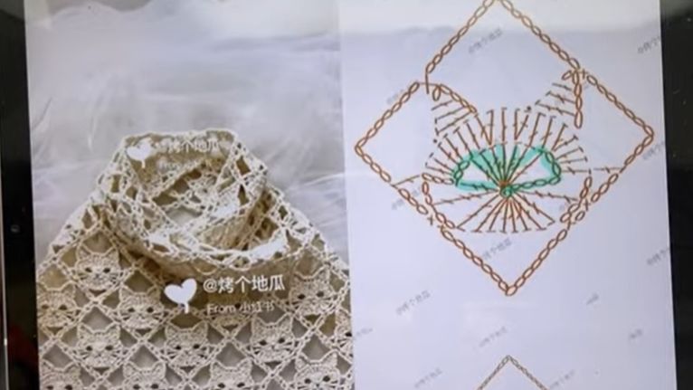 Мотив крючком котики