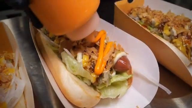 Популярная Острая КУРИНАЯ Лапша Амеркий ХОТ-ДОГ